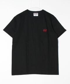 ｵｰｶﾞﾆｯｸｺｯﾄﾝ天竺ﾍﾞｰｼｯｸﾗｳﾝﾄﾞﾈｯｸTｼｬﾂ（Tシャツ/カットソー）｜Vivienne