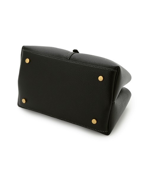 Mila Owen(ミラオーウェン)の「ワンハンドルミニトートバッグ(ショルダーバッグ・レディース・キャメル/アイボリー/ブラック/オレンジ・FREE)」の14枚目の写真