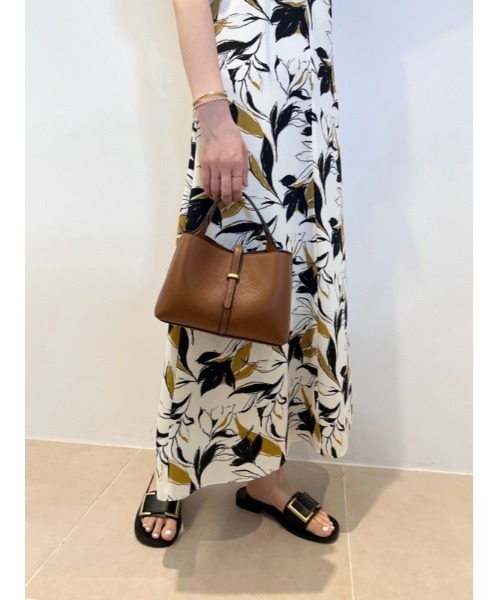 Mila Owen(ミラオーウェン)の「ワンハンドルミニトートバッグ(ショルダーバッグ・レディース・キャメル/アイボリー/ブラック/オレンジ・FREE)」の21枚目の写真