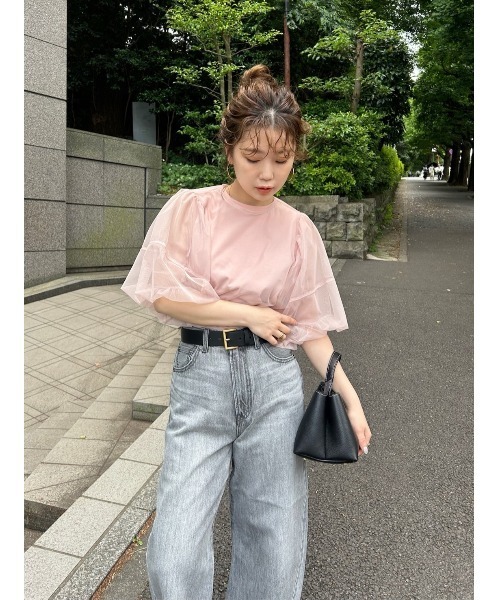 Mila Owen(ミラオーウェン)の「ワンハンドルミニトートバッグ(ショルダーバッグ・レディース・キャメル/アイボリー/ブラック/オレンジ・FREE)」の20枚目の写真