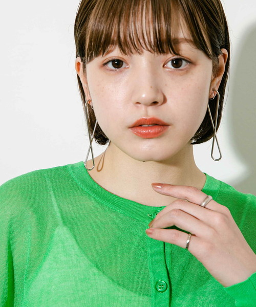 KBF(ケイビーエフ)の「クロスバーイヤリング(イヤリング・レディース・ゴールド/シルバー・ONE)」の11枚目の写真