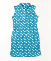 yield（イールド）の「【STARTER GOLF】スターターゴルフ STARTER GOLFロゴ シューティングパターン 総柄モックネックノースリーブワンピース SG-123007（ワンピース）」