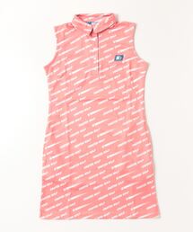 yield（イールド）の「【STARTER GOLF】スターターゴルフ STARTER GOLFロゴ シューティングパターン 総柄モックネックノースリーブワンピース SG-123007（ワンピース）」