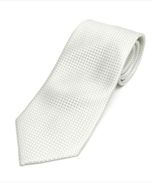 TOKYO SHIRTS（トウキョウシャツ）の「フォーマルネクタイ　礼装ネクタイ（ネクタイ・メンズ・シルバー系2/シルバー系3/シルバー系4/シルバー系5/シルバー系6/ホワイト系6/ホワイト系2/ホワイト系3/ホワイト系4/ホワイト系5・FREE）」の3枚目の写真