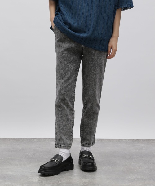 LAKOLE（ラコレ）の「ストレッチデニムスキニーパンツ / 111927（デニムパンツ・メンズ・グレー/ネイビー/ブラック・SMALL/MEDIUM/LARGE）」の3枚目の写真