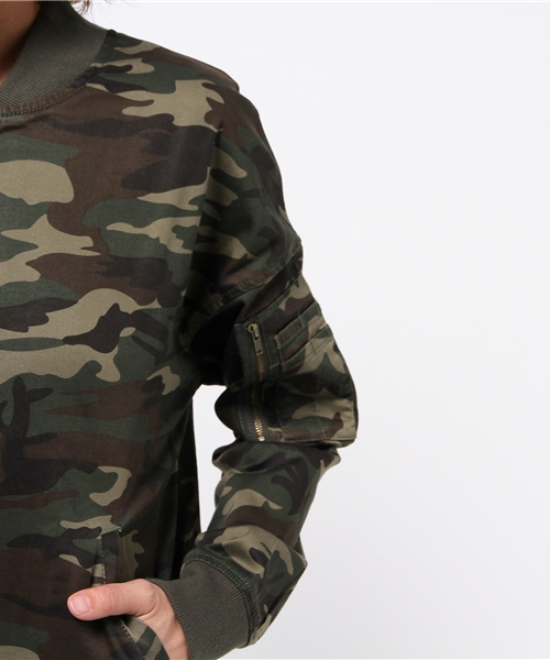 WEGO（ウィゴー）の「WEGO/MA-1（ミリタリージャケット・レディース・インディゴブルー/その他1・FREE）」の5枚目の写真