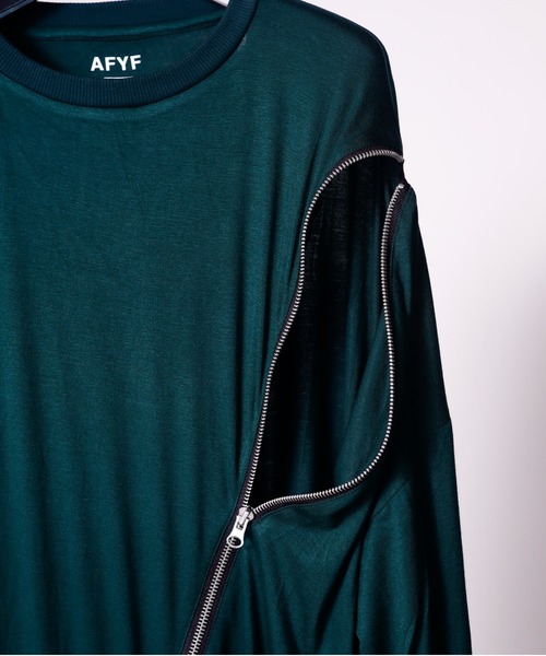 AFYF（エーエフワイエフ）の「AFYF EXTRA DRAGON ZIP T/ビッグシルエット エクストラ ドラゴンジップ Tシャツ（Tシャツ/カットソー・メンズ・ブラック系その他/グリーン系その他/ブラック系その他2・FREE）」の22枚目の写真