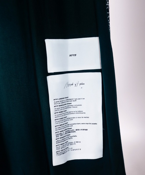 AFYF（エーエフワイエフ）の「AFYF EXTRA DRAGON ZIP T/ビッグシルエット エクストラ ドラゴンジップ Tシャツ（Tシャツ/カットソー・メンズ・ブラック系その他/グリーン系その他/ブラック系その他2・FREE）」の19枚目の写真