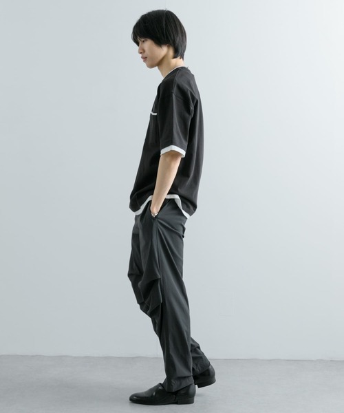 SENSE OF PLACE by URBAN RESEARCH（センスオブプレイスバイアーバンリサーチ）の「トラックスラックスパンツ（スラックス・メンズ・チャコールグレー/ライトグレー・MEDIUM/LARGE）」の11枚目の写真