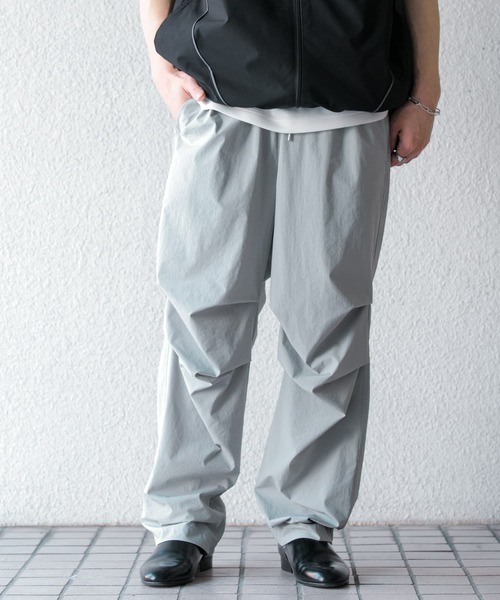 SENSE OF PLACE by URBAN RESEARCH（センスオブプレイスバイアーバンリサーチ）の「トラックスラックスパンツ（スラックス・メンズ・チャコールグレー/ライトグレー・MEDIUM/LARGE）」の12枚目の写真