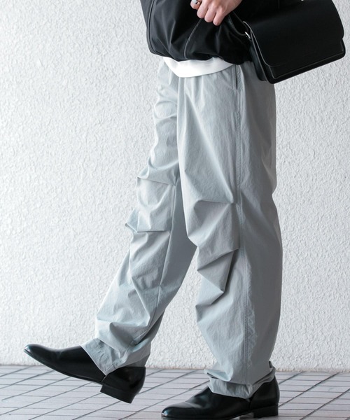 SENSE OF PLACE by URBAN RESEARCH（センスオブプレイスバイアーバンリサーチ）の「トラックスラックスパンツ（スラックス・メンズ・チャコールグレー/ライトグレー・MEDIUM/LARGE）」の17枚目の写真