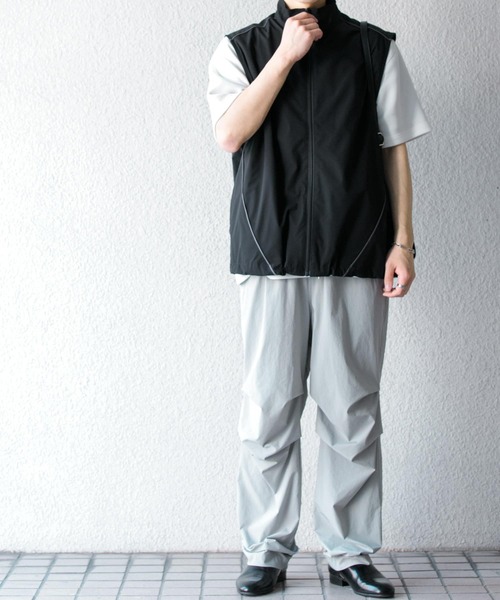 SENSE OF PLACE by URBAN RESEARCH（センスオブプレイスバイアーバンリサーチ）の「トラックスラックスパンツ（スラックス・メンズ・チャコールグレー/ライトグレー・MEDIUM/LARGE）」の19枚目の写真