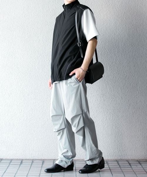 SENSE OF PLACE by URBAN RESEARCH（センスオブプレイスバイアーバンリサーチ）の「トラックスラックスパンツ（スラックス・メンズ・チャコールグレー/ライトグレー・MEDIUM/LARGE）」の21枚目の写真