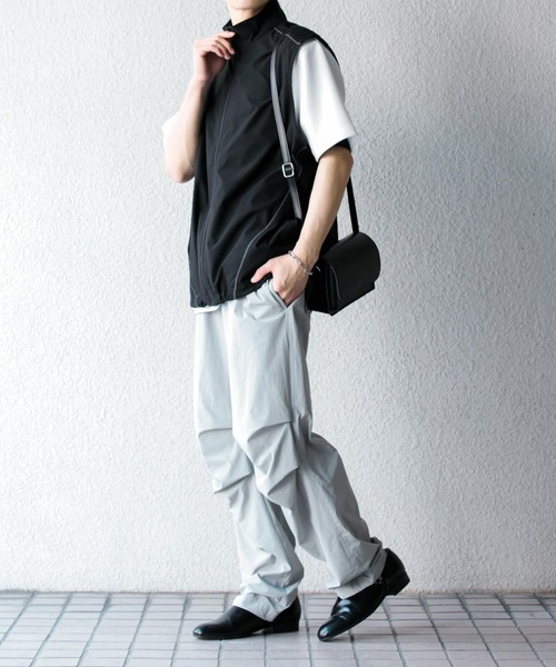 SENSE OF PLACE by URBAN RESEARCH（センスオブプレイスバイアーバンリサーチ）の「トラックスラックスパンツ（スラックス・メンズ・チャコールグレー/ライトグレー・MEDIUM/LARGE）」の22枚目の写真