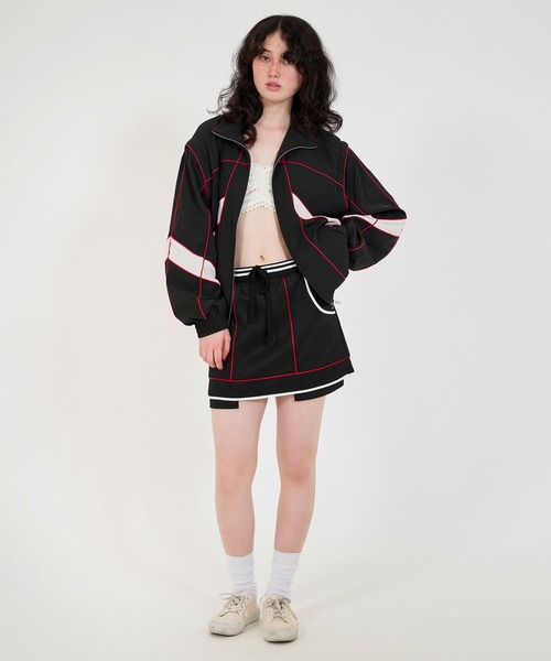 TINA:JOJUN(ティーナジョジュン)の「刺繍入り ニットビスチェ TINA:JOJUN(チューブトップ・レディース・グレー/ホワイト・M)」の3枚目の写真