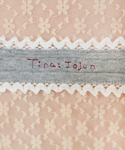 TINA:JOJUN(ティーナジョジュン)の「刺繍入り ニットビスチェ TINA:JOJUN(チューブトップ・レディース・グレー/ホワイト・M)」の19枚目の写真