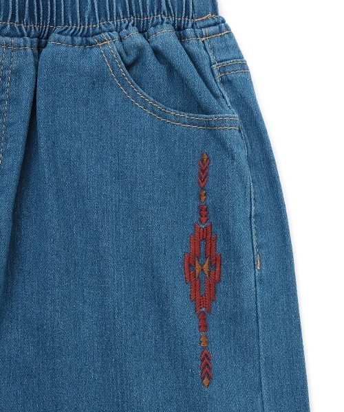 チチカカ(チチカカ)の「デニムバギーパンツ(デニムパンツ・レディース・ブルー/ブラック・MEDIUM/LARGE)」の16枚目の写真