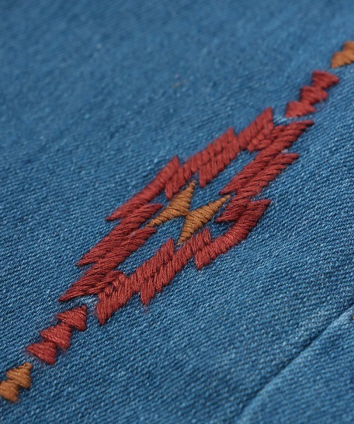 チチカカ(チチカカ)の「デニムバギーパンツ(デニムパンツ・レディース・ブルー/ブラック・MEDIUM/LARGE)」の17枚目の写真