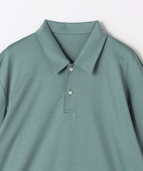 green label relaxing(グリーンレーベルリラクシング)の「【WEB限定】JUSTFIT エアリー ソフト ポロシャツ(ポロシャツ・メンズ・ホワイト/ブラック/ネイビー/ターコイズブルー・S/M/L/XL)」の14枚目の写真