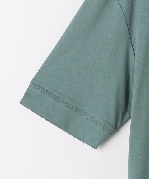 green label relaxing(グリーンレーベルリラクシング)の「【WEB限定】JUSTFIT エアリー ソフト ポロシャツ(ポロシャツ・メンズ・ホワイト/ブラック/ネイビー/ターコイズブルー・S/M/L/XL)」の15枚目の写真