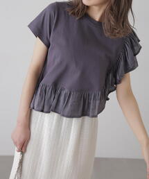 FREE'S MART | ラウンドフリルデザインＴシャツ(Tシャツ/カットソー)