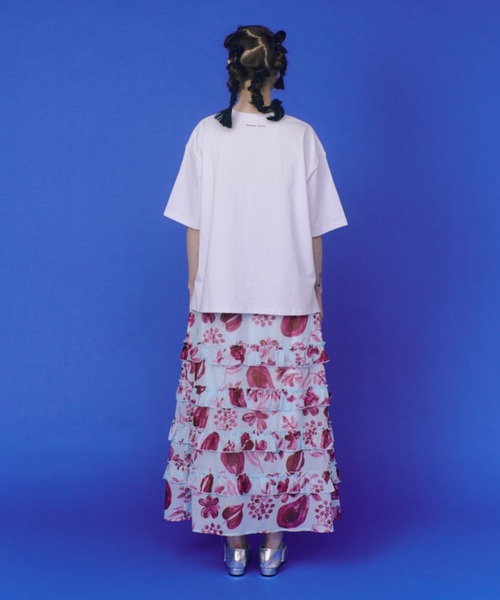 manana suerte（マニャーナスエルテ）の「オリジナルプリントシアーフリルラップスカート（スカート・レディース・その他1/その他2・FREE）」の14枚目の写真