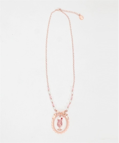 axes femme POETIQUE（アクシーズファムポエティック）の「クリームソーダネックレス（ネックレス・レディース・グリーン/ピンク・FREE）」の13枚目の写真