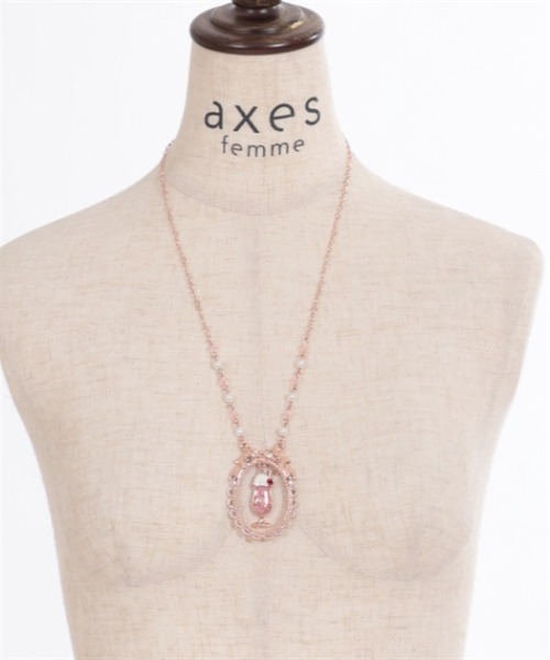 axes femme POETIQUE（アクシーズファムポエティック）の「クリームソーダネックレス（ネックレス・レディース・グリーン/ピンク・FREE）」の20枚目の写真