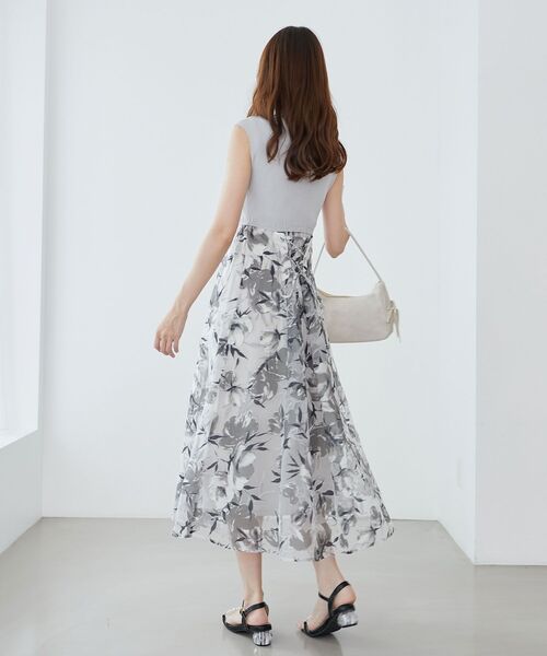MAJESTIC LEGON(マジェスティックレゴン)の「【WEB限定アイテム】レースアップノースリドッキングワンピ(ワンピース・レディース・ピンク/グレー/オフホワイト・X-SMALL/SMALL/MEDIUM)」の15枚目の写真