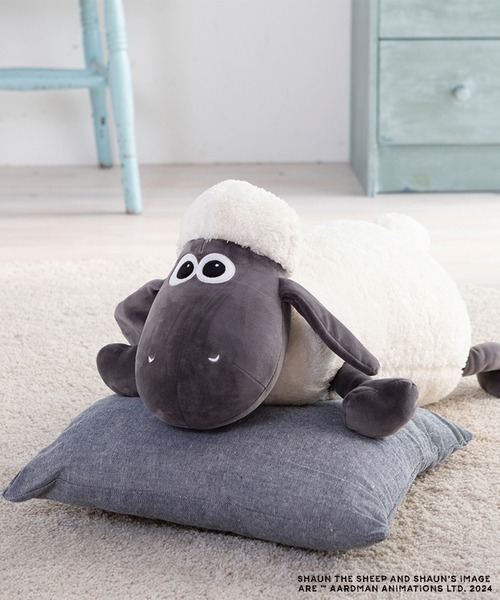 ひつじのショーン(ヒツジノショーン)の「【公式】ひつじのショーン モチハグ 抱き枕(クッション/クッションカバー・レディース・ホワイト系その他・FREE)」の1枚目の写真