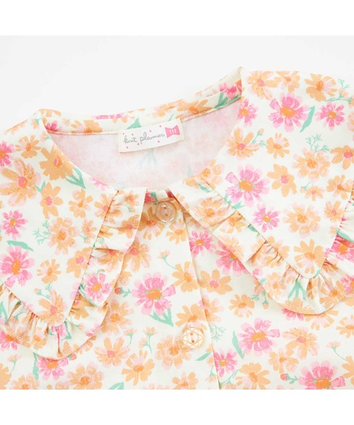 KP（ケーピー）の「ビッグカラーコスモス柄ブラウス(100～150)（シャツ/ブラウス・キッズ・ブルー/オレンジ・140cm/130cm/120cm/110cm）」の21枚目の写真