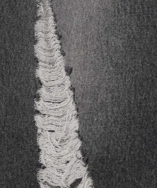 ロングデニムスカート Heather（ヘザー）の「ダメージデニムロングスカート 137983