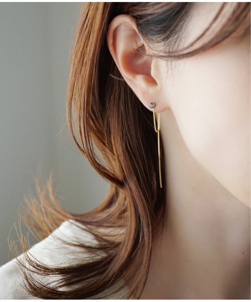 Meach.（ミーチ）の「【Meach.】14kgfチェーンピアスキャッチ（ピアス