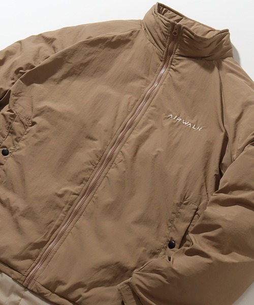 AIRWALK（エアウォーク）の「【AIRWALK/エアウォーク】ワンポイントロゴ スタンドカラー 中綿 ナイロン ジャケット（ダウンジャケット/コート・メンズ・ブラック/ベージュ・LL/M/L）」の20枚目の写真