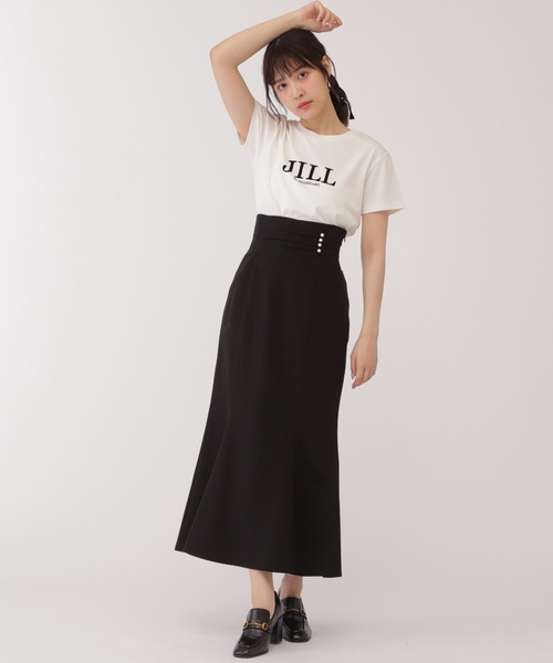 JILL by JILL STUART（ジルバイジルスチュアート）の「◇オーガニックコットンフロッキーロゴTシャツ（Tシャツ/カットソー・レディース・ピンク/ホワイト/ブルー・FREE）」の18枚目の写真
