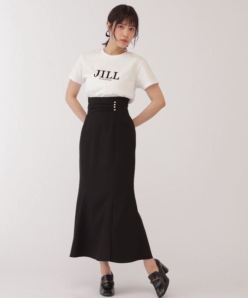 JILL by JILL STUART（ジルバイジルスチュアート）の「◇オーガニックコットンフロッキーロゴTシャツ（Tシャツ/カットソー・レディース・ピンク/ホワイト/ブルー・FREE）」の16枚目の写真