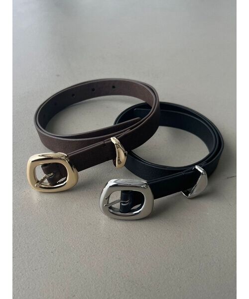 EMODA（エモダ）の「プランプバックルベルト（ベルト・レディース・ブラック/ブラウン・FREE）」の7枚目の写真