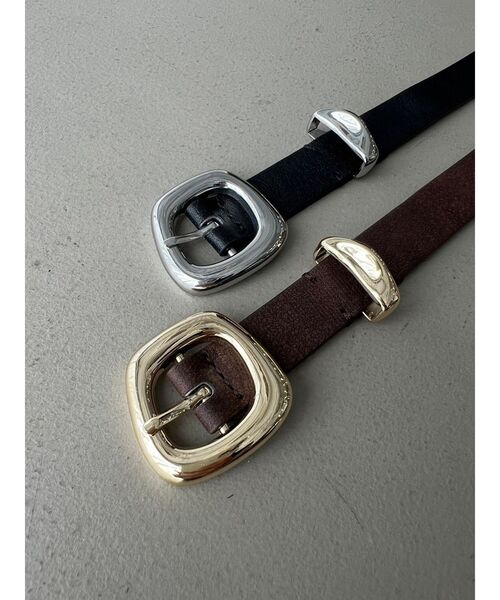 EMODA（エモダ）の「プランプバックルベルト（ベルト・レディース・ブラック/ブラウン・FREE）」の6枚目の写真