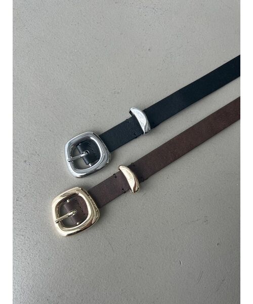 EMODA（エモダ）の「プランプバックルベルト（ベルト・レディース・ブラック/ブラウン・FREE）」の5枚目の写真