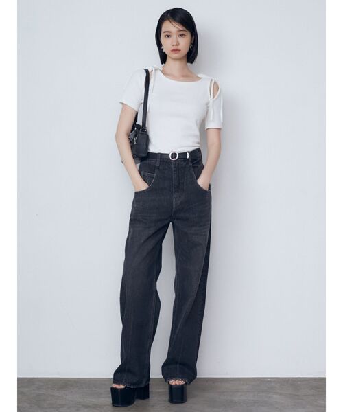 EMODA（エモダ）の「プランプバックルベルト（ベルト・レディース・ブラック/ブラウン・FREE）」の4枚目の写真