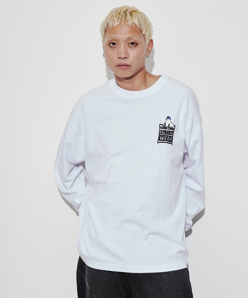 VISION STREET WEAR(ヴィジョンストリートウェア)の「∴WEGO/VISIONゴーストスケーターロングスリーブT(Tシャツ/カットソー・メンズ・ブラック/ホワイト・LARGE/MEDIUM)」の20枚目の写真