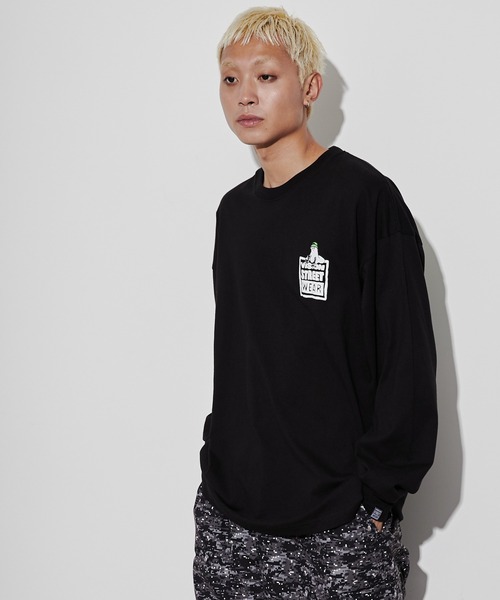 VISION STREET WEAR(ヴィジョンストリートウェア)の「∴WEGO/VISIONゴーストスケーターロングスリーブT(Tシャツ/カットソー・メンズ・ブラック/ホワイト・LARGE/MEDIUM)」の15枚目の写真