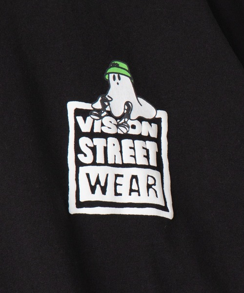 VISION STREET WEAR(ヴィジョンストリートウェア)の「∴WEGO/VISIONゴーストスケーターロングスリーブT(Tシャツ/カットソー・メンズ・ブラック/ホワイト・LARGE/MEDIUM)」の10枚目の写真