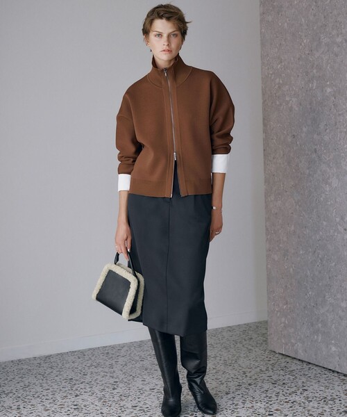 ICB(アイシービー)の「【CLASSY.1月号掲載】トリミングスクエア ショルダーバッグ(ショルダーバッグ・レディース・ブラック系・F)」の5枚目の写真