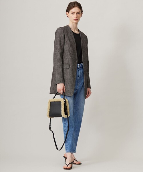 ICB(アイシービー)の「【CLASSY.1月号掲載】トリミングスクエア ショルダーバッグ(ショルダーバッグ・レディース・ブラック系・F)」の8枚目の写真