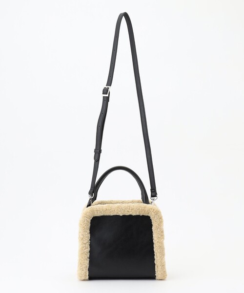 ICB(アイシービー)の「【CLASSY.1月号掲載】トリミングスクエア ショルダーバッグ(ショルダーバッグ・レディース・ブラック系・F)」の16枚目の写真