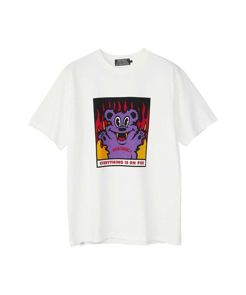 HYSTERIC GLAMOUR ヒステリックグラマー　fireロゴ　ロンT HYSTERIC GLAMOUR ヒステリックグラマー fireロゴ ロンT