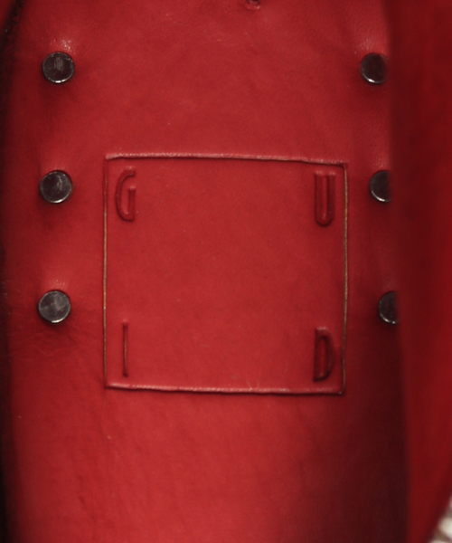 GUIDI（グイディ）の「GUIDI (グイディ) PL1 FRONT ZIP BOOT SUEDE（ブーツ・メンズ・ブラック/レッド・43/42/41/40）」の12枚目の写真