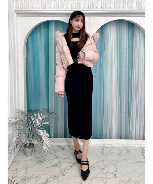 EATME フードダウンブルゾン イートミー EATME フードダウンブルゾン （ブラック