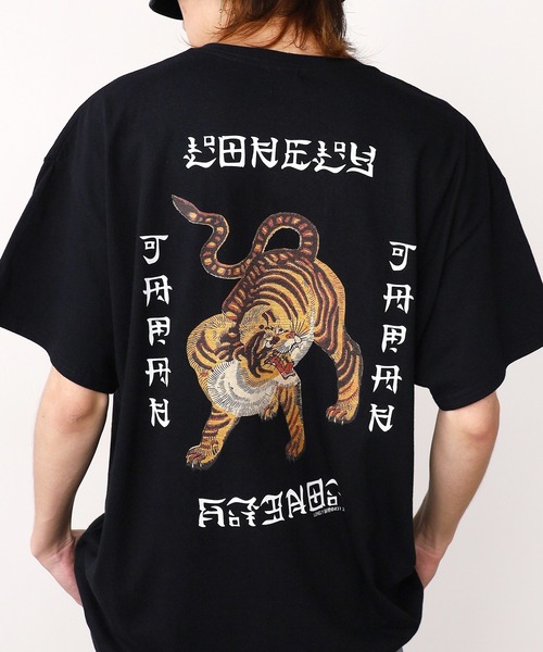 【セール】LONELY(論理)/ロンリー TORA BRIGADE TEE 半袖Tシャツ（Tシャツ/カットソー）｜LONELY/論理（ロンリー）